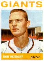 1964 Topps Baseball Cards      189     Bob Hendley